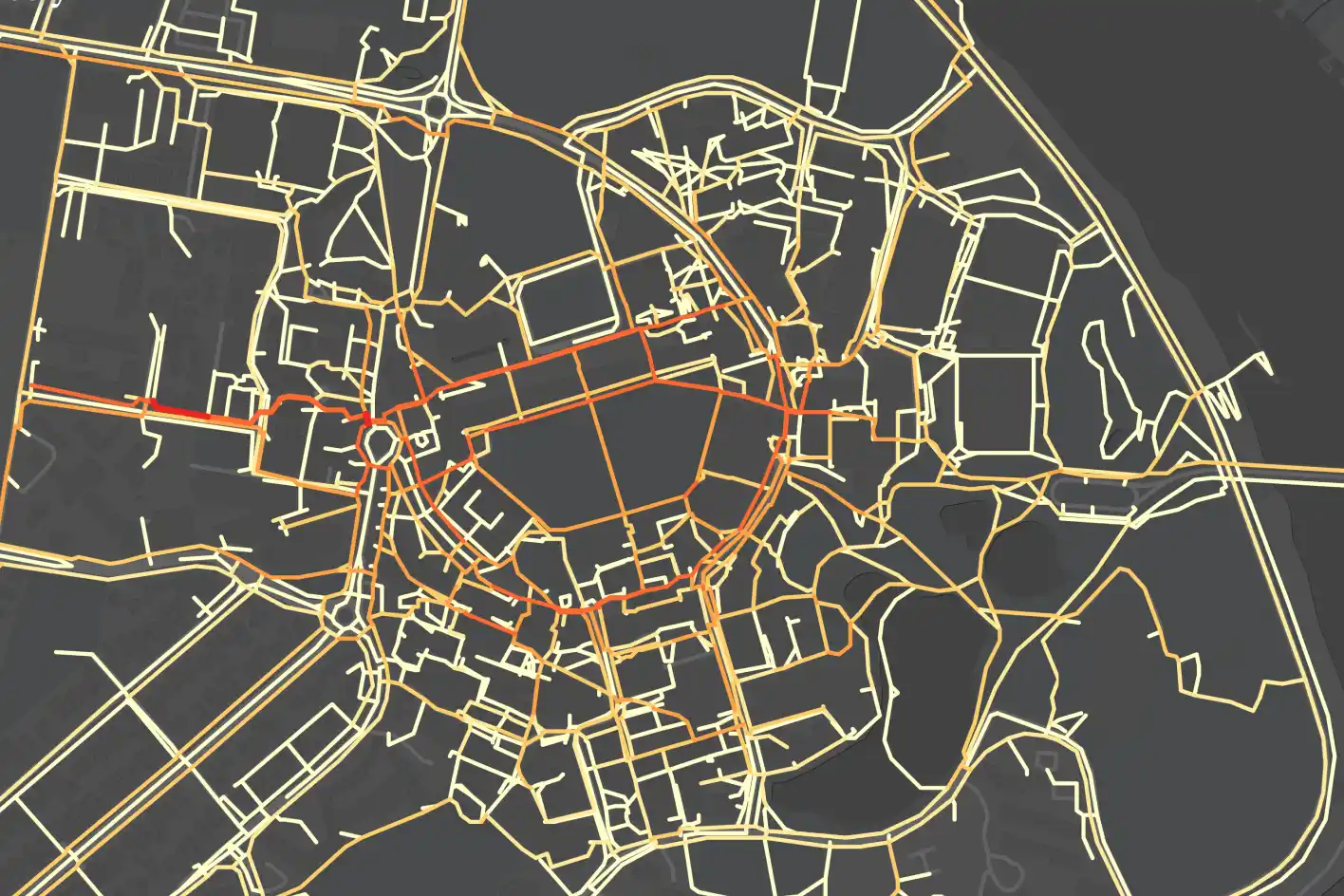 Analyse walk activity across the network