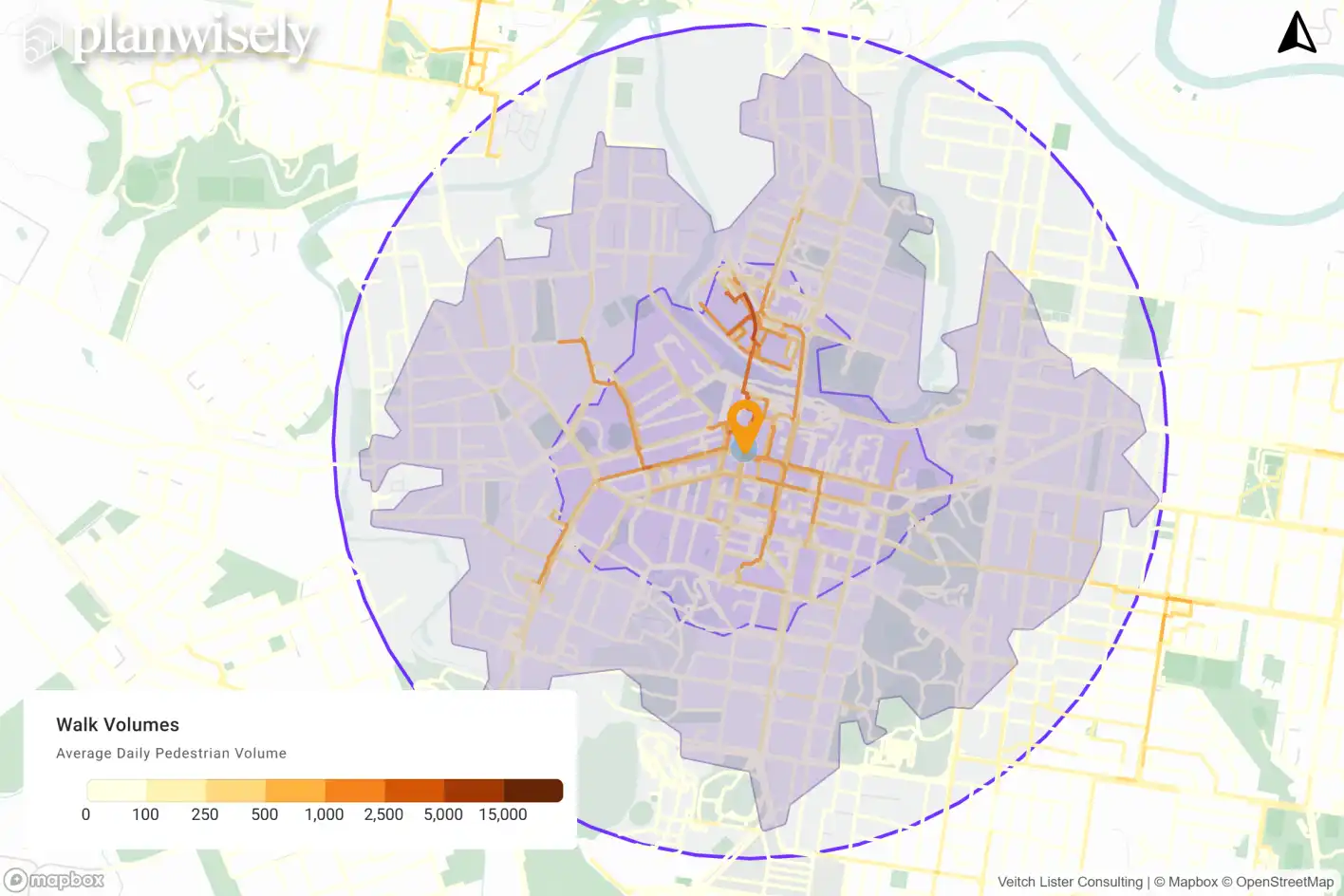 Walk volumes