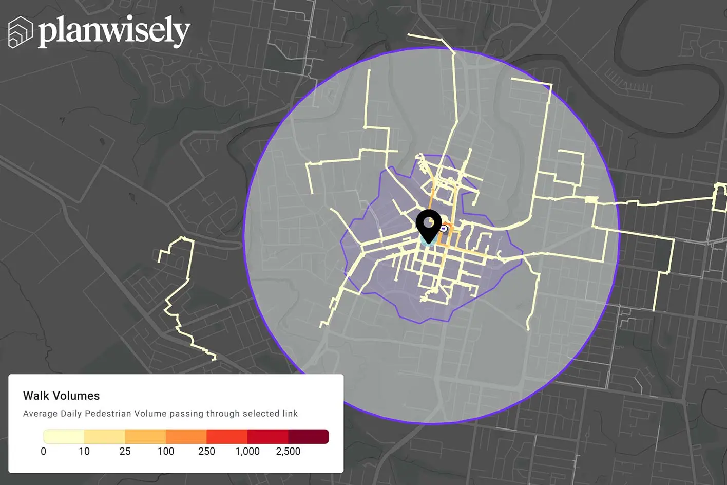 Train station travel patterns