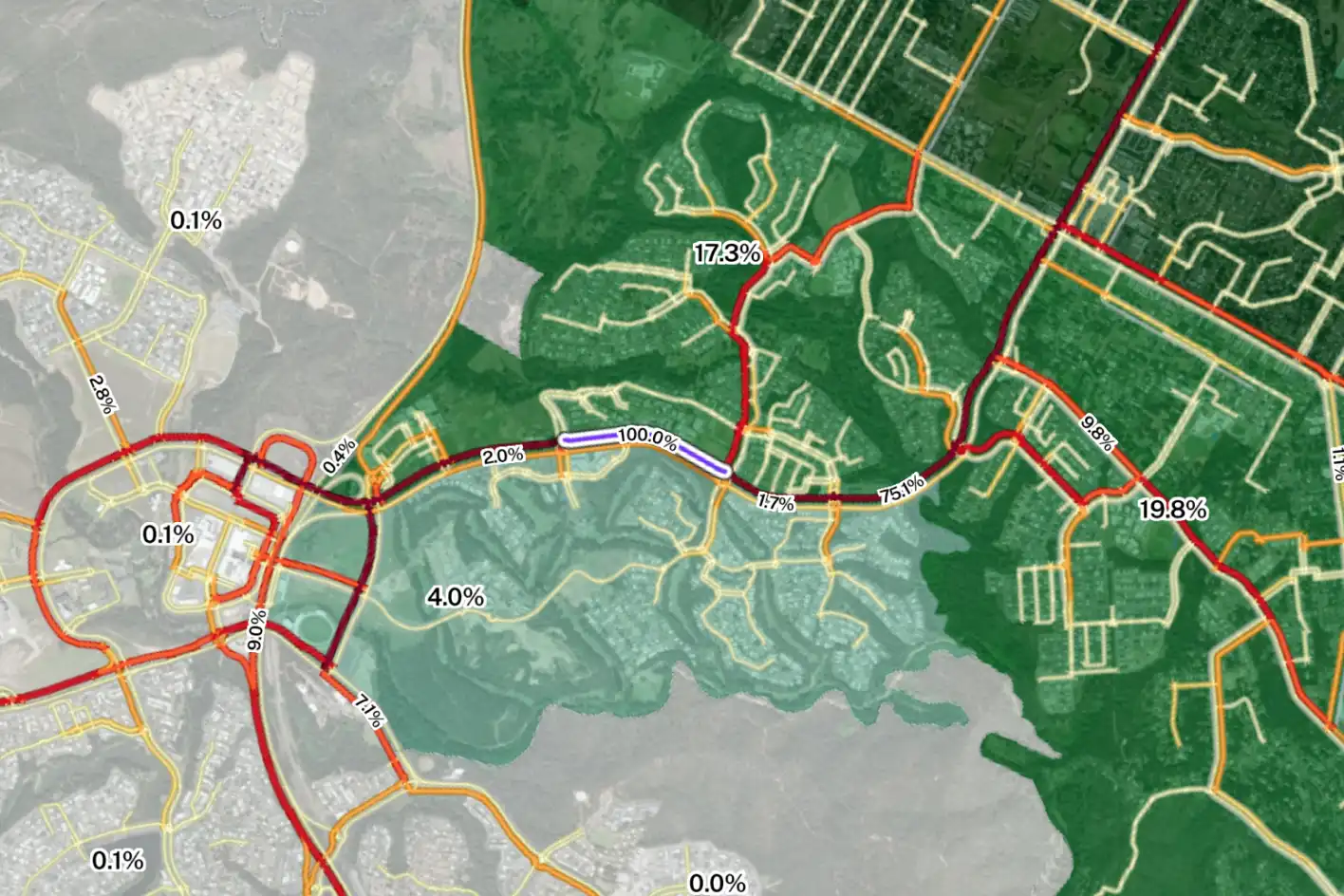 Link analysis and zones