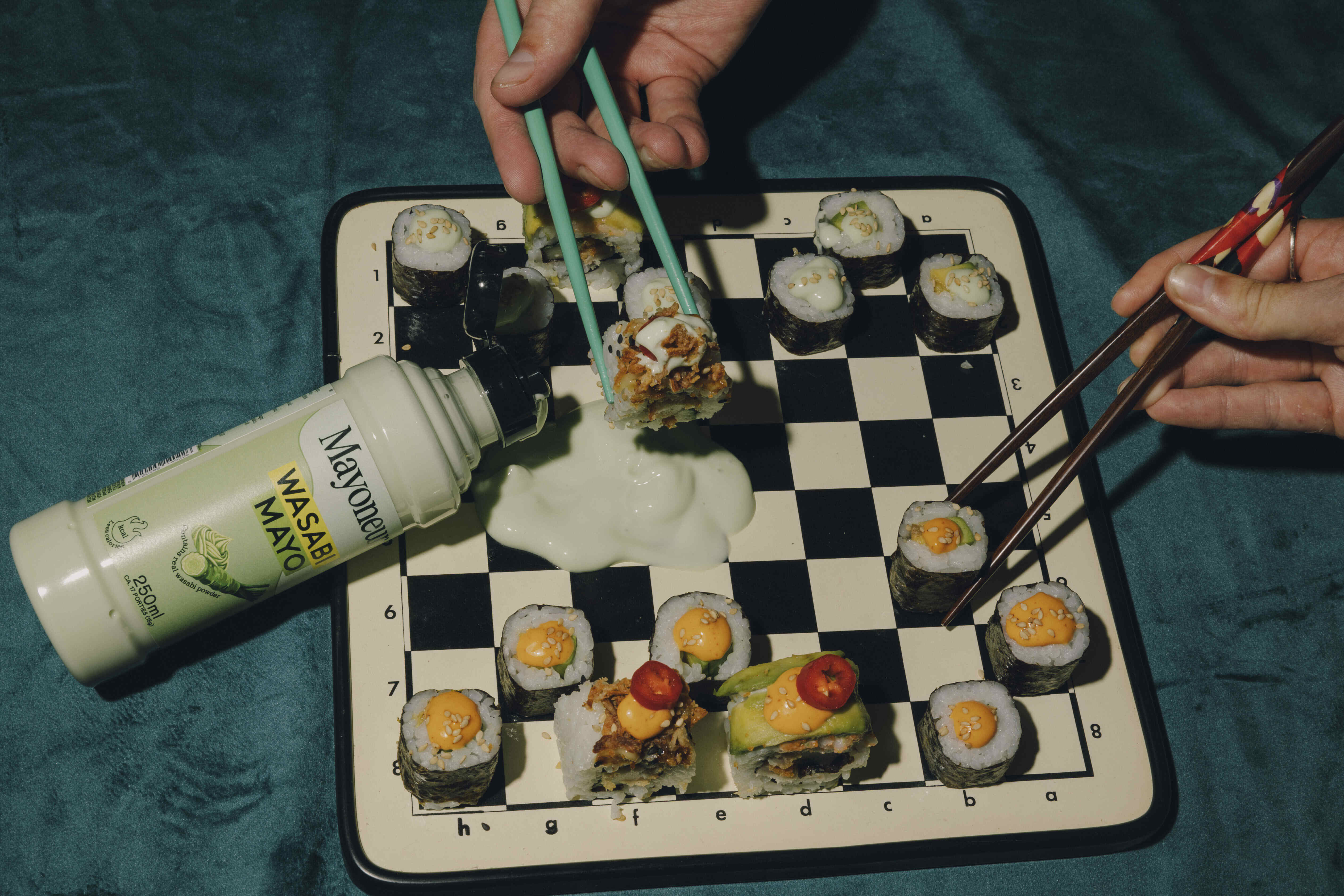 Classic sushi borrelplankje