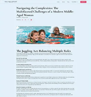 Website blog post template for therapists and counselors | AC Digital