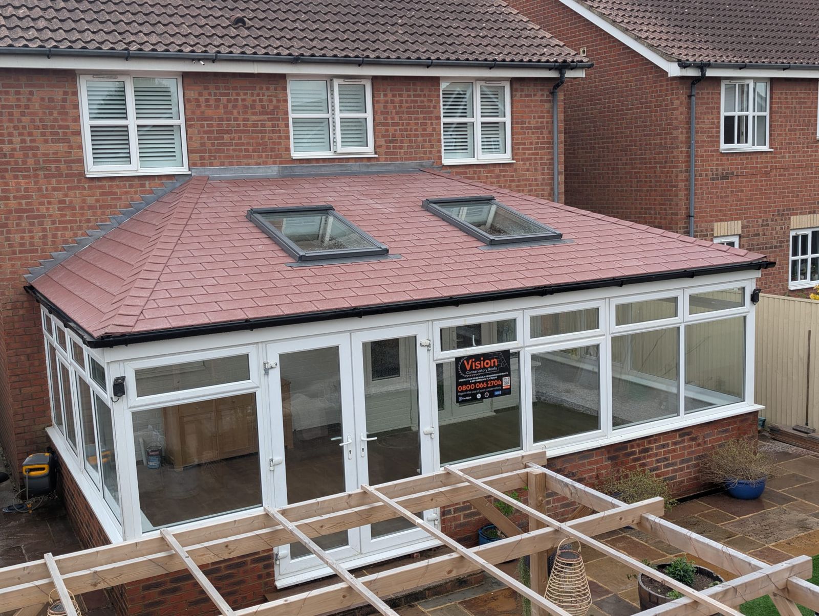 Conservatory roof replacement project in polegate