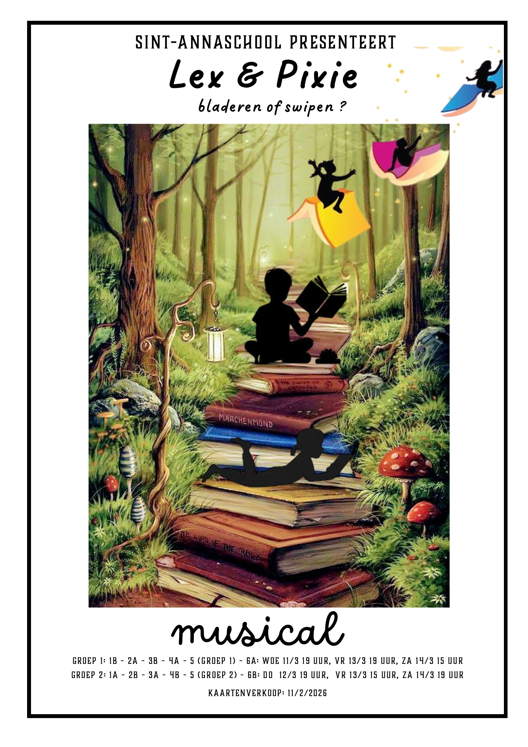 Lex en Pixie, bladeren of swipen?