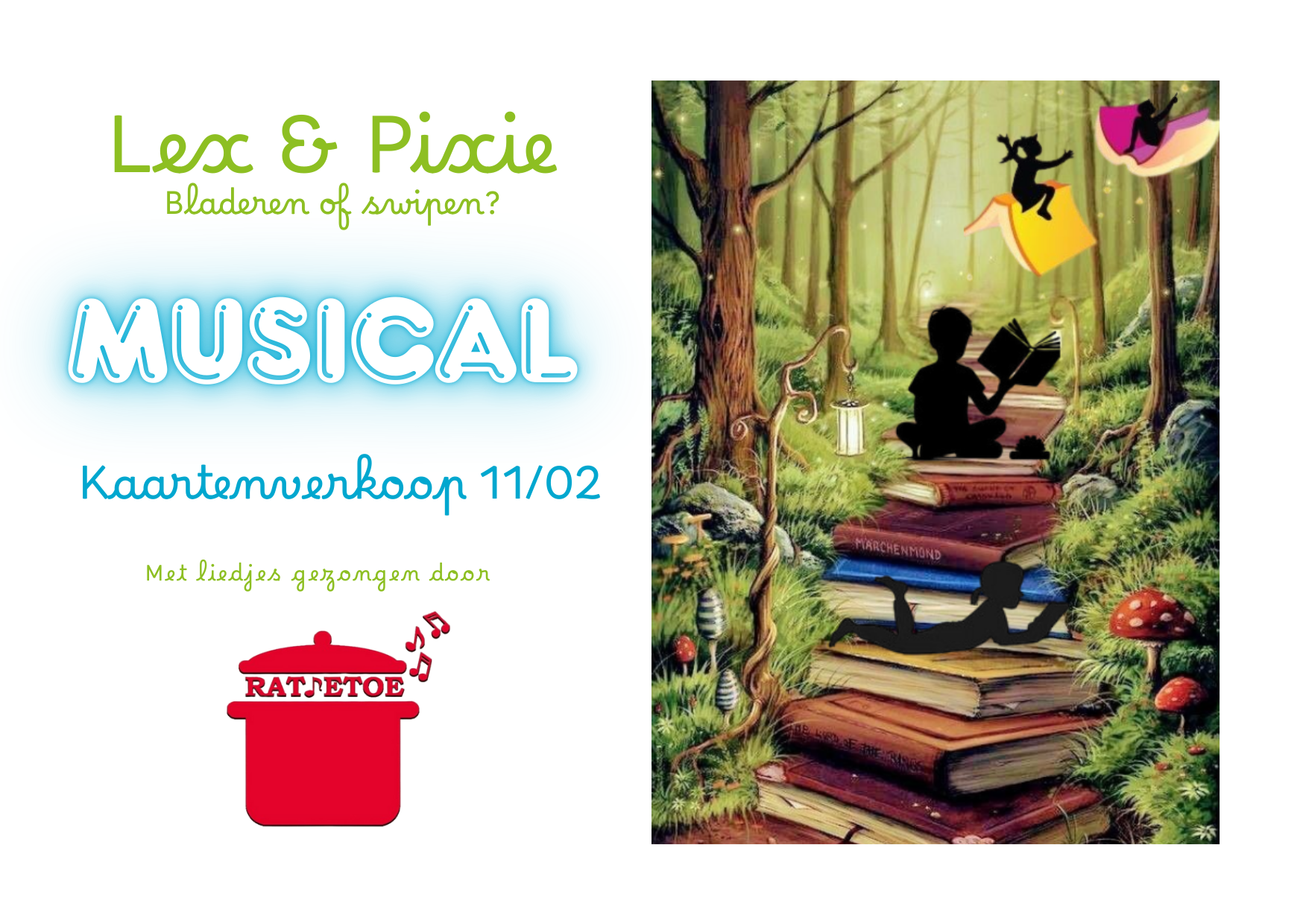 Lex en Pixie, bladeren of swipen?