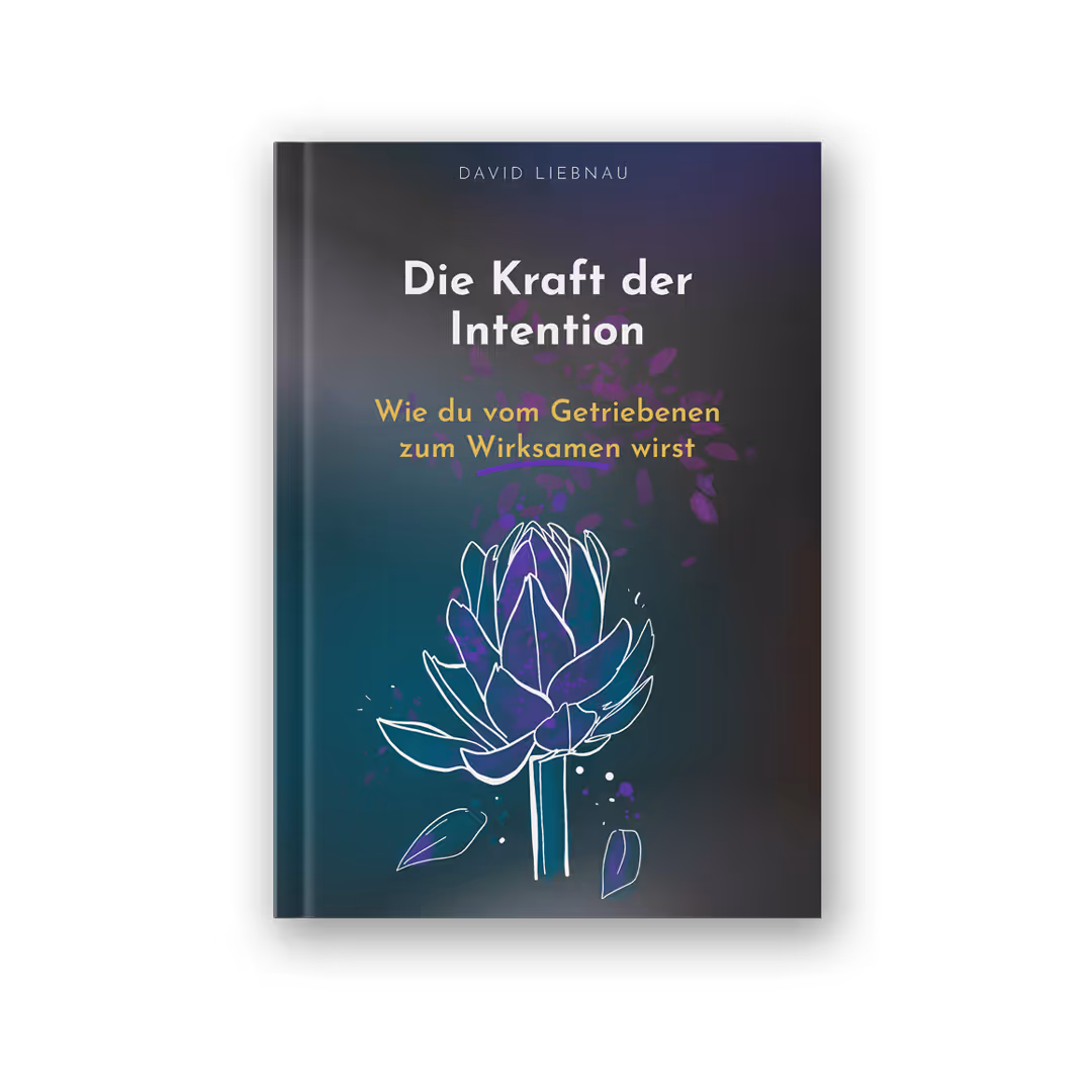 Die Kraft der Intention MockUp