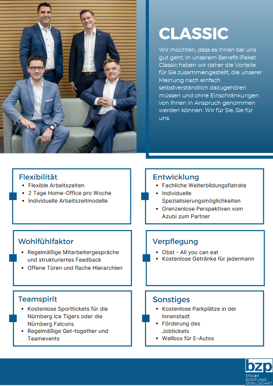 Vorschau auf Katalogseite „CLASSIC“ mit Vorteilen