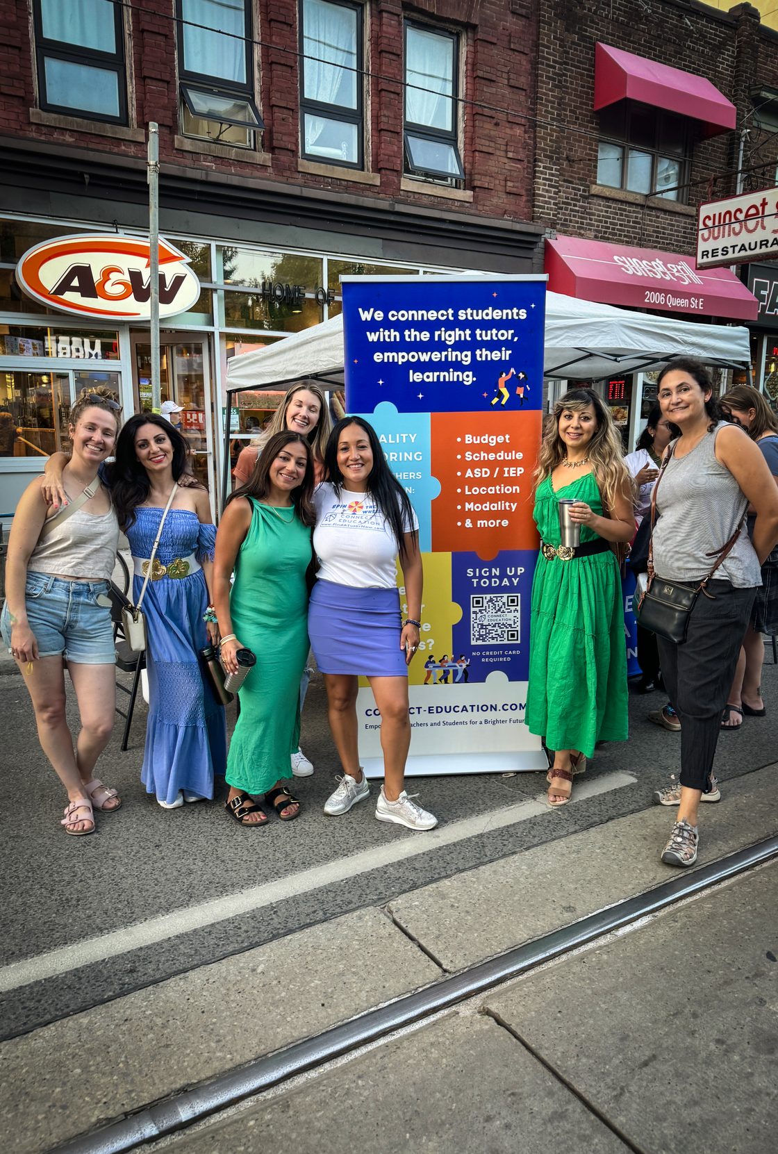 The Connect Education team at the Beaches Jazz Festival