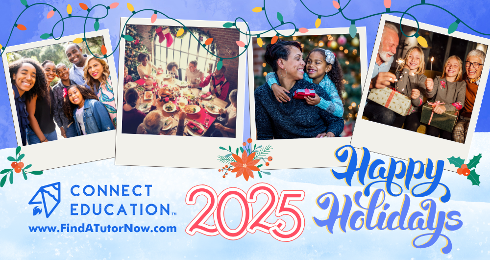 Connect Education blog post banner with kids and teachers
