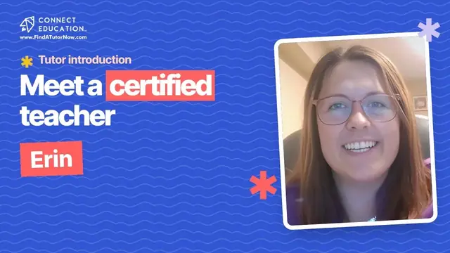 Video introduction: Erin, a certified teacher on Connect Education