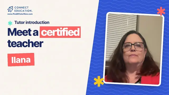 Video introduction: Ilana, a certified teacher on Connect Education