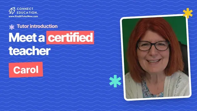 Video introduction: Carol, a certified teacher on Connect Education