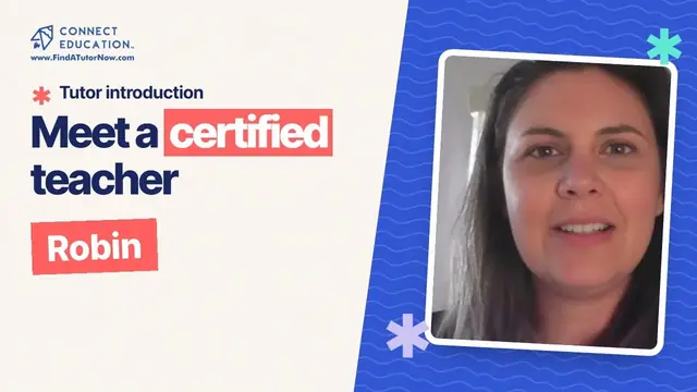 Video introduction: Robin, a certified teacher on Connect Education