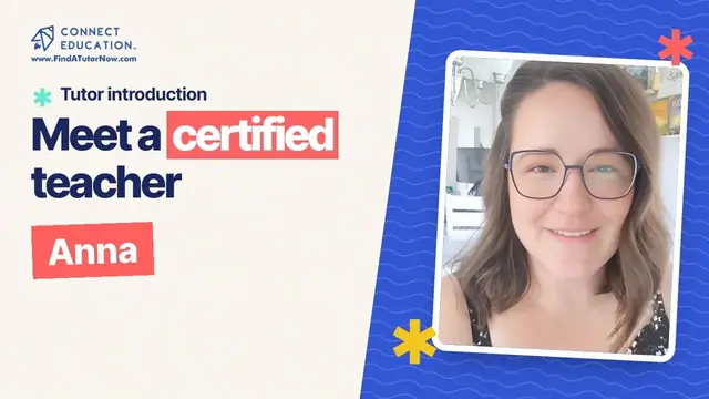 Video introduction: Anna, a certified teacher on Connect Education