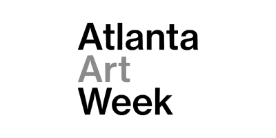 Black and white text logo reading 'Atlanta Art Week'.