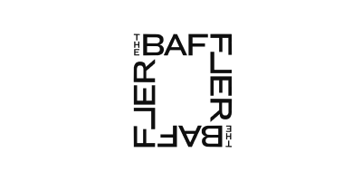 Stylized black shape resembling a square bracket with stepped edges on a black background.