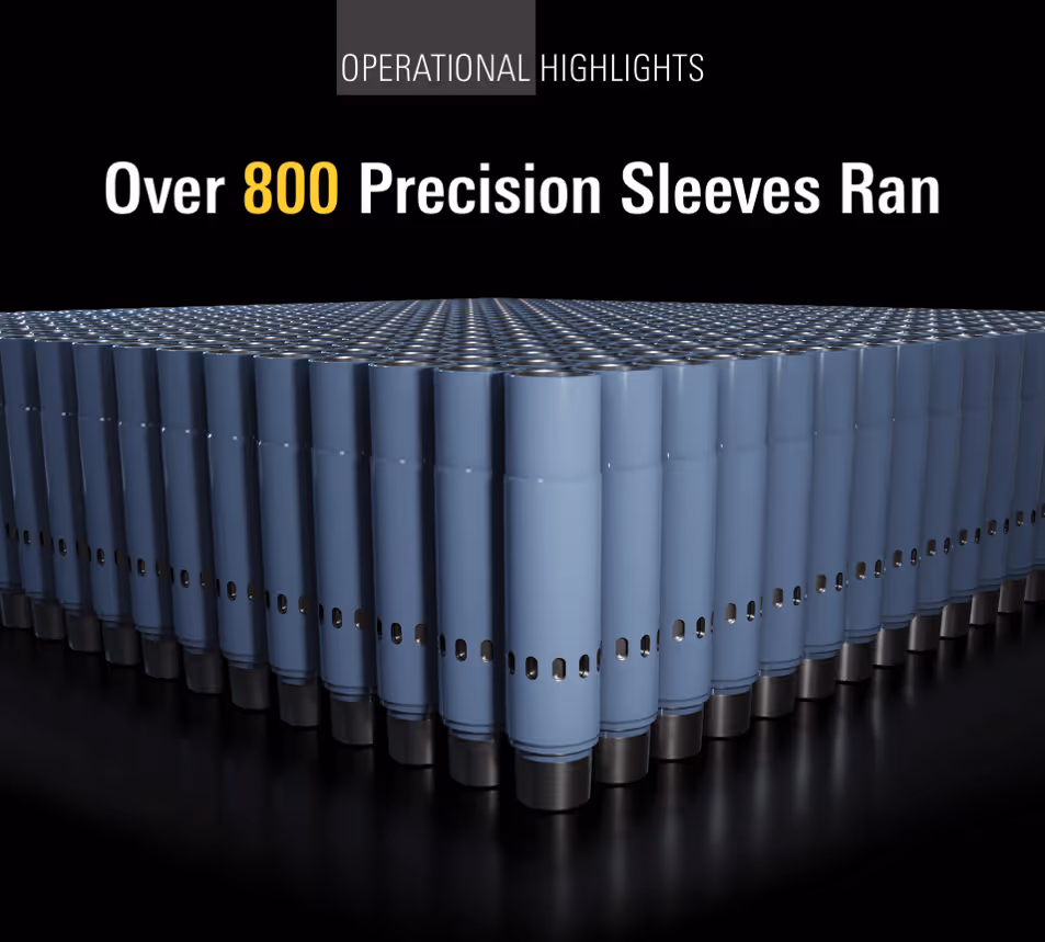 Over 800 Precision Sleeves Ran