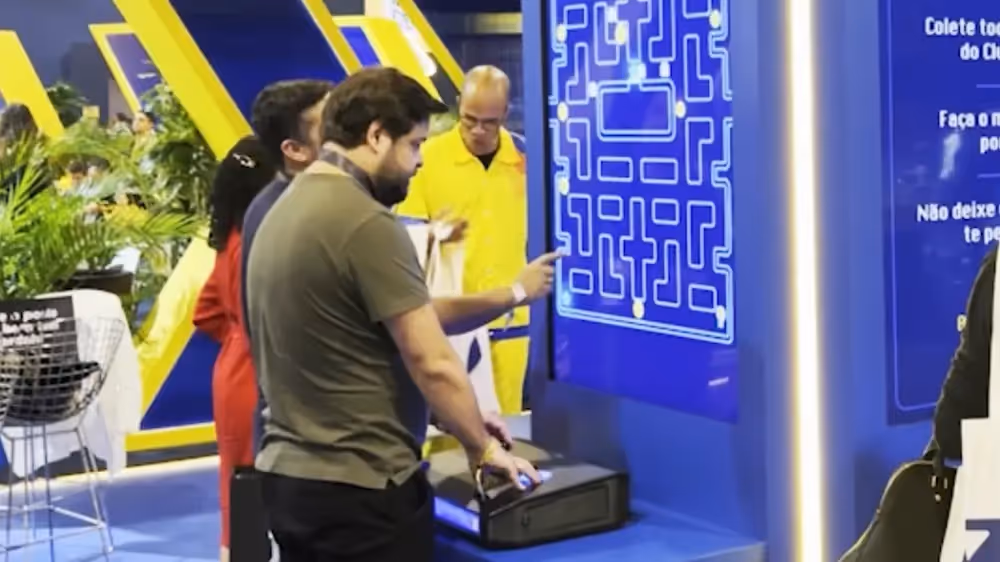Interatividade e gamificação que destacam sua marca em eventos