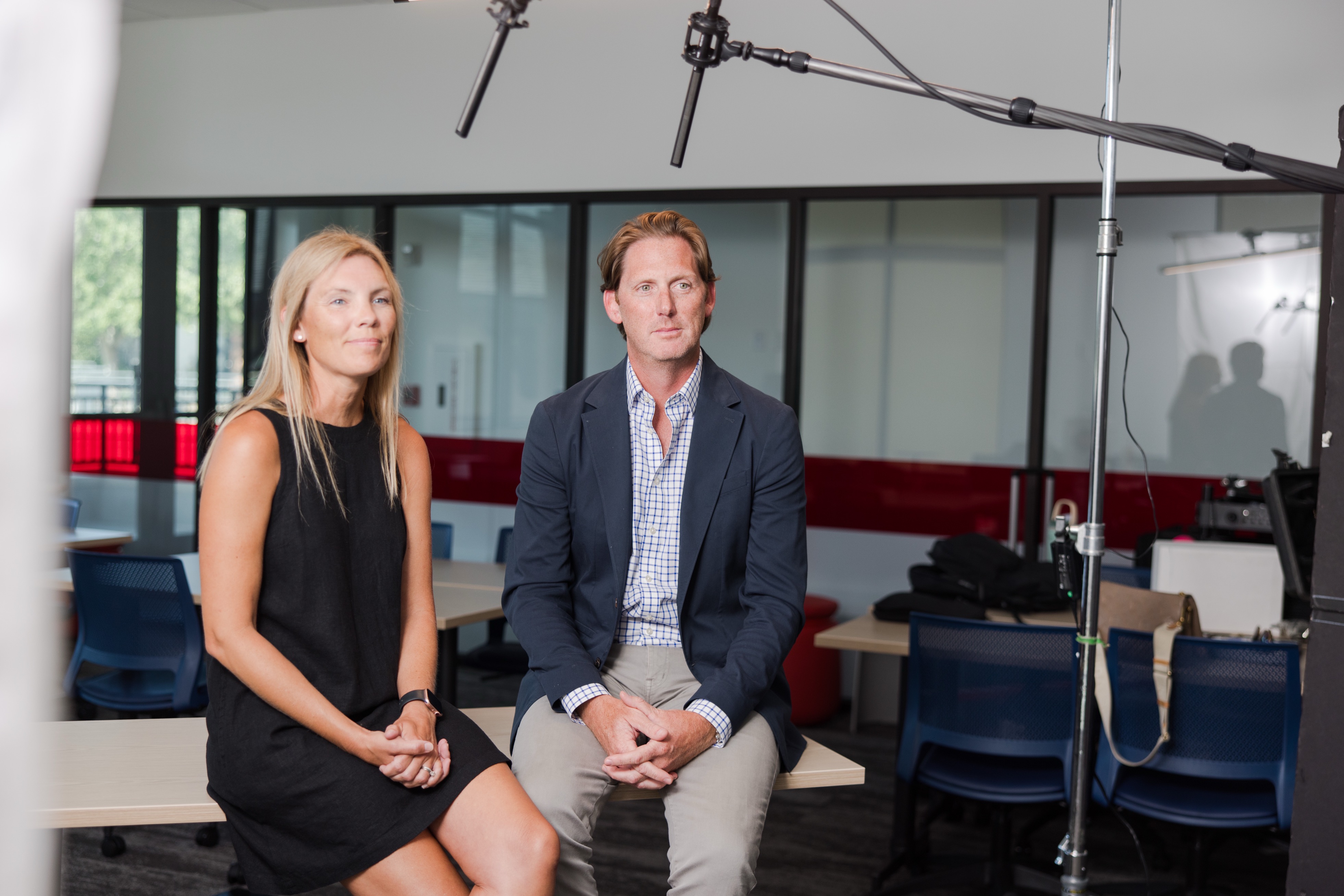 Parent testimonial filming