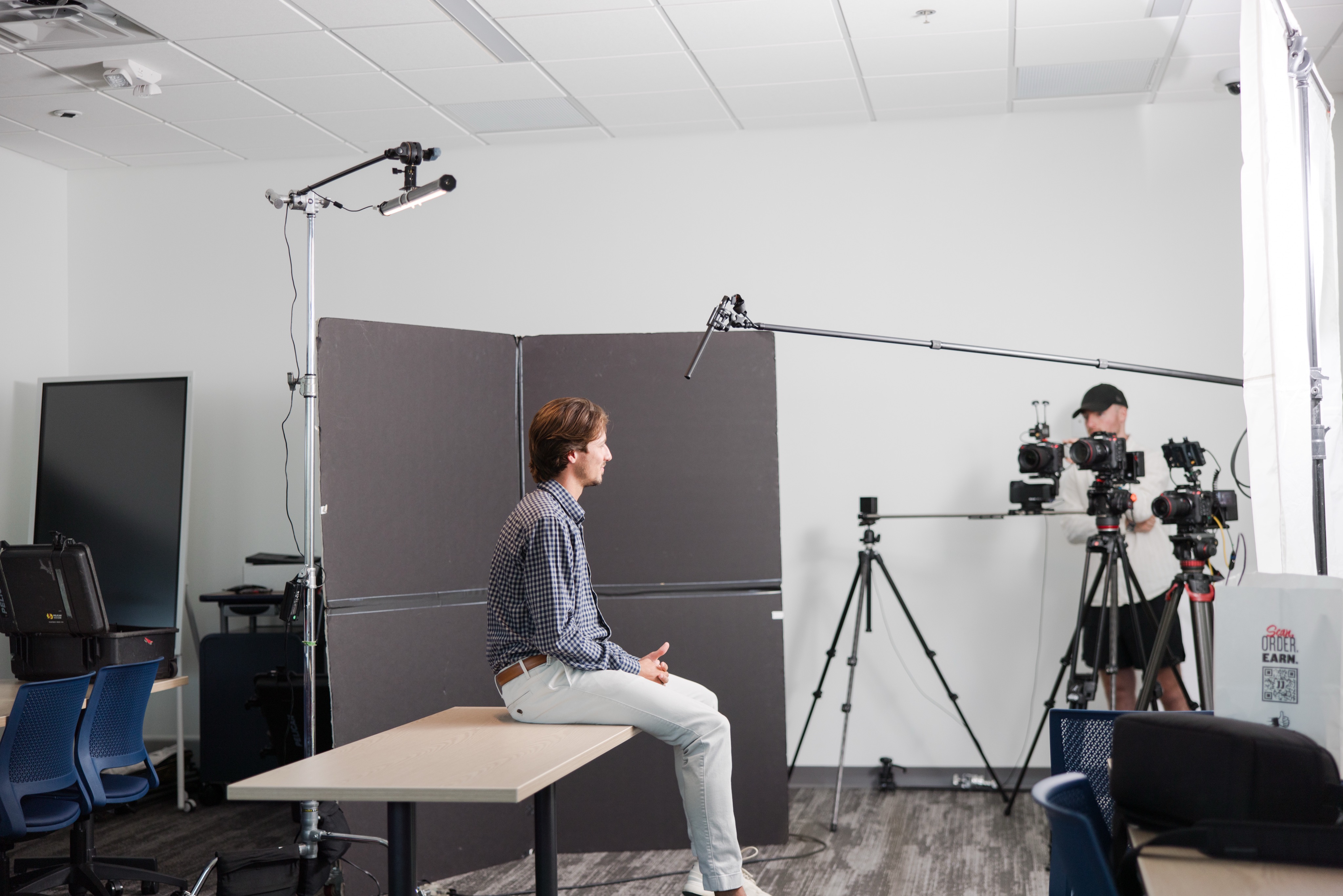 Faculty testimonial filming