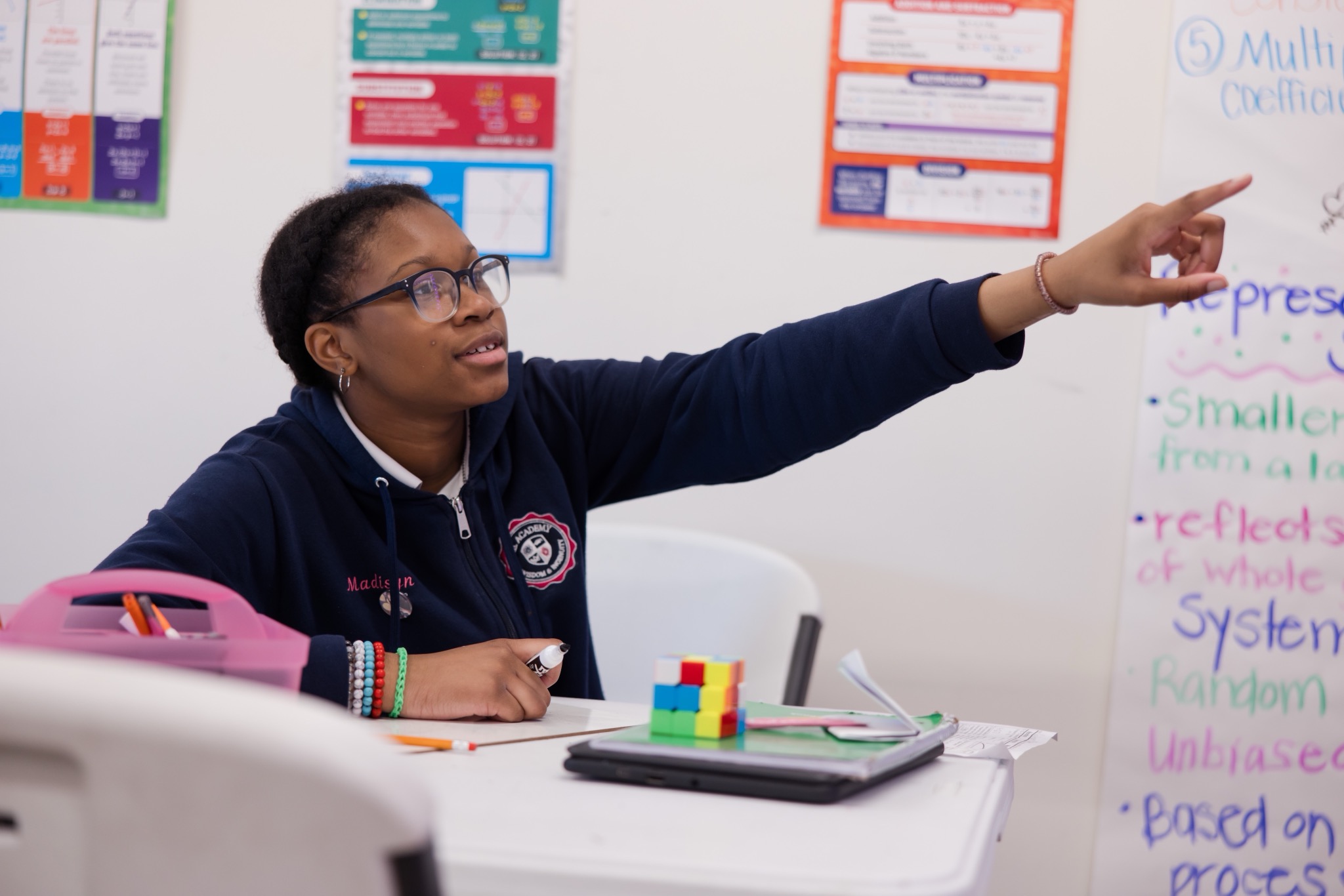 Students in classroom