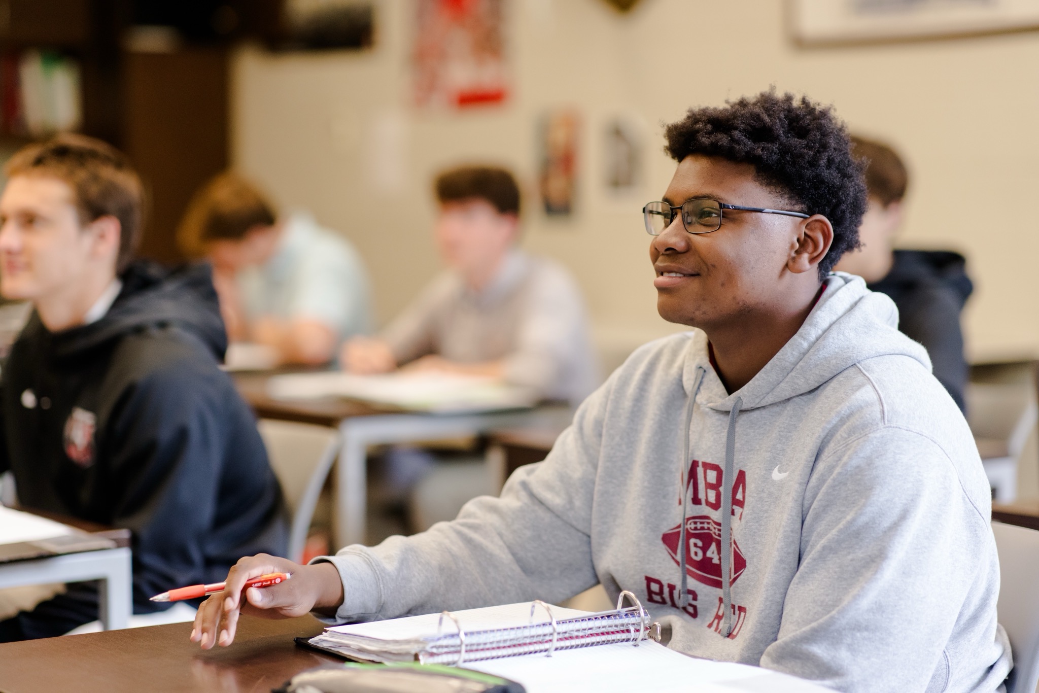 Camera rig in classroom