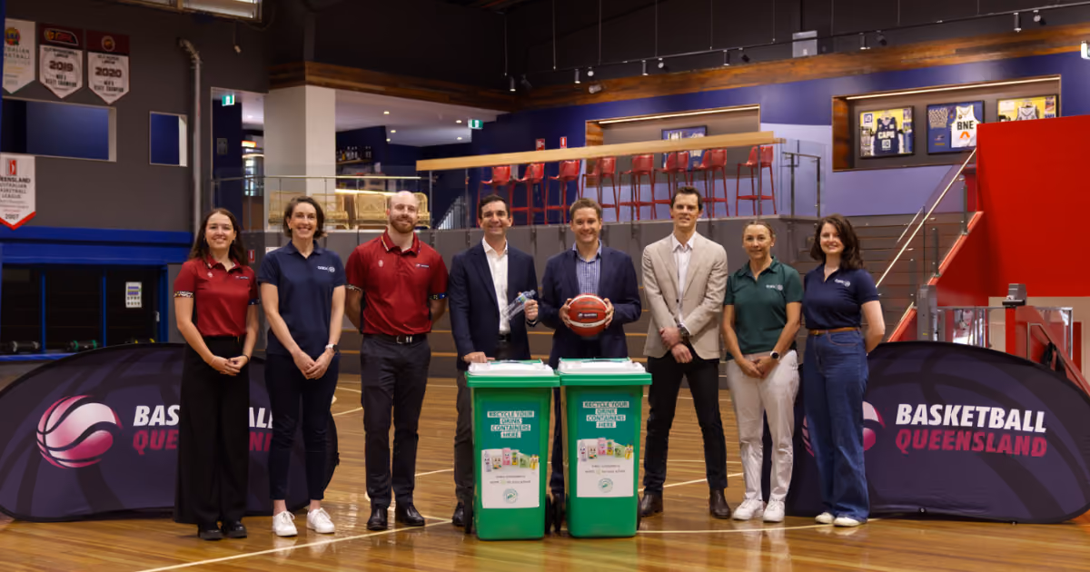 Basketball Queensland partners with Container Exchange for a more sustainable future