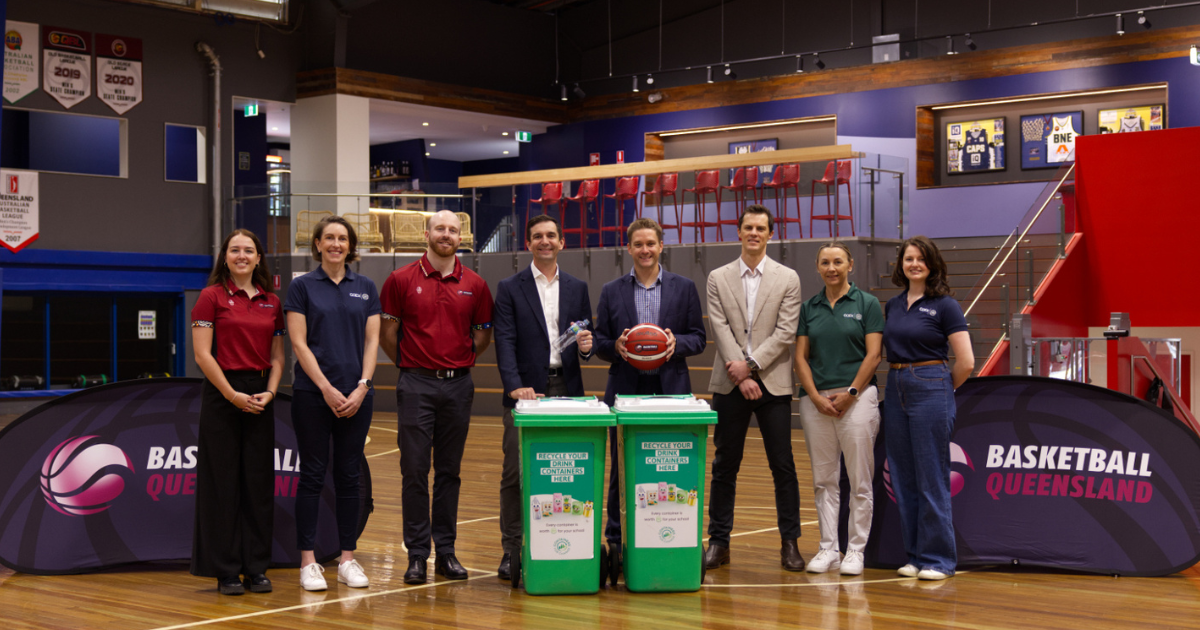 Basketball Queensland partners with Container Exchange for a more sustainable future