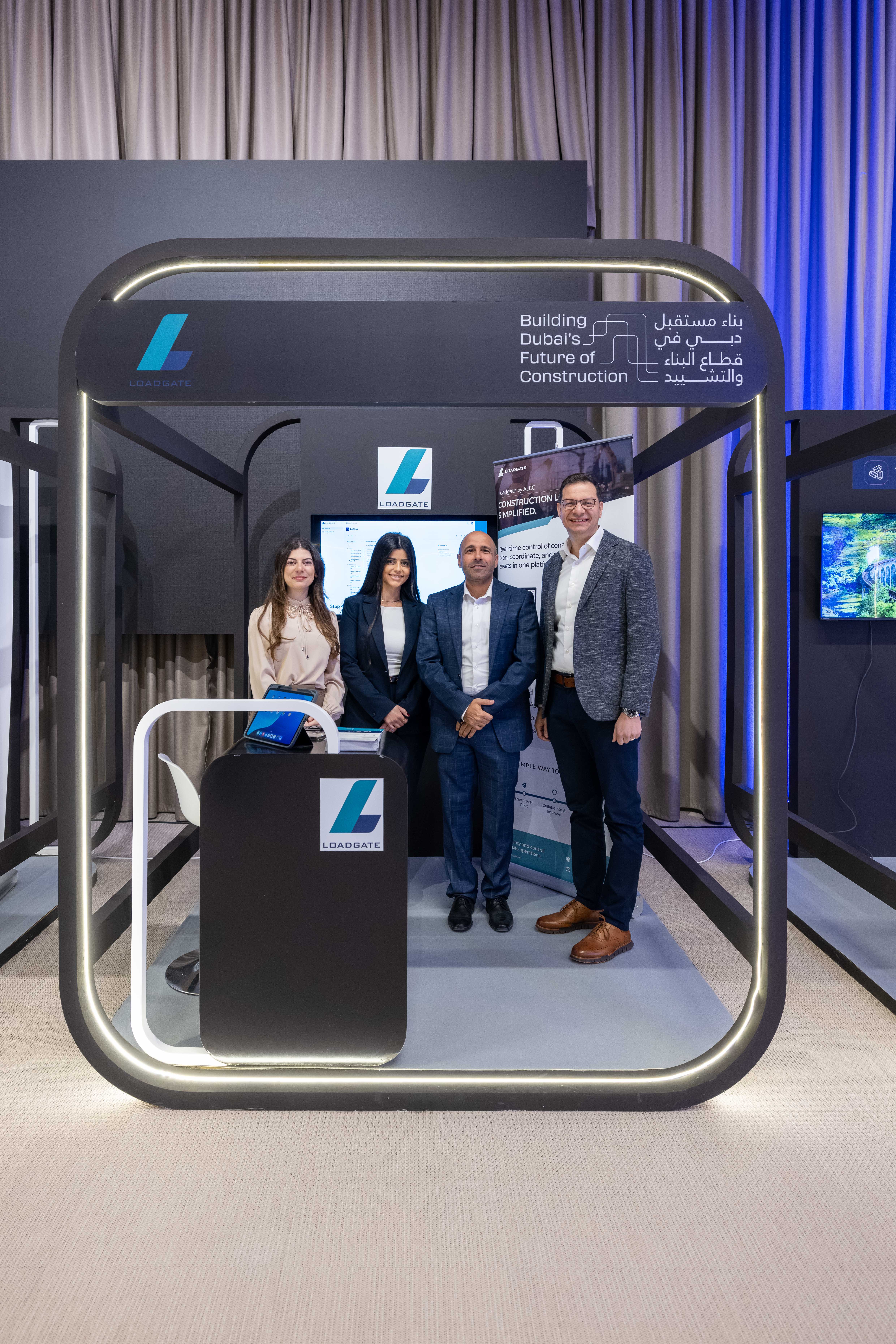 ALEC Holdings proudly launched Loadgate at the Building Dubai’s Future of Construction 2026 event, organized by Dubai Municipality.