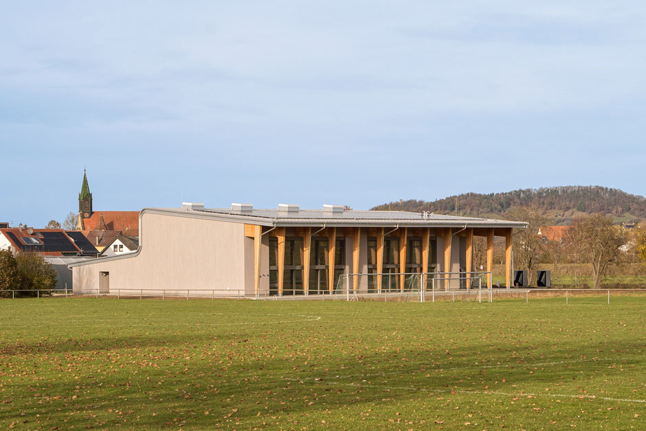 Sport- und Gemeindehalle Hemmendorf Außenansicht