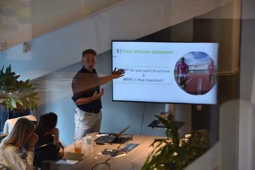 Mission statement met de groep delen