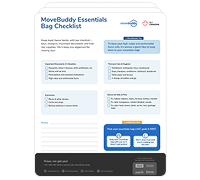 A photo of the movebuddy essentials checklist