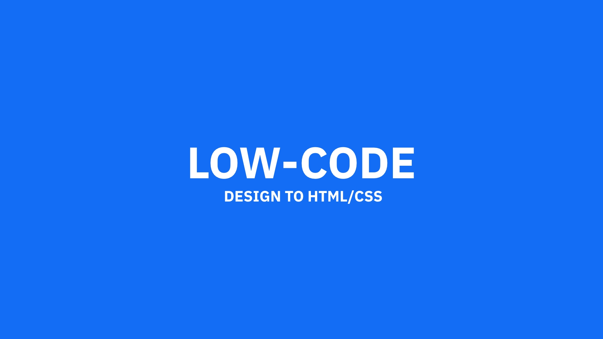 Low-code