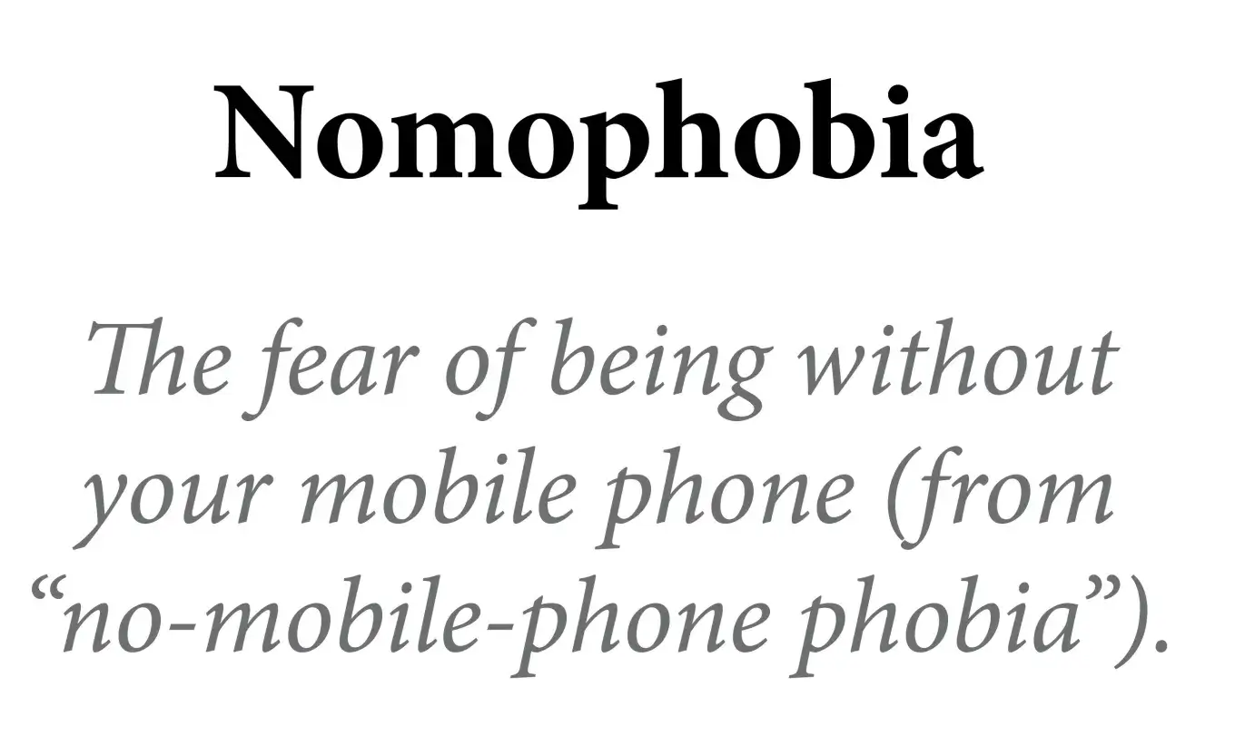 When Your Phone Battery's at 5% - and So Is Your Calm: Understanding Nomophobia