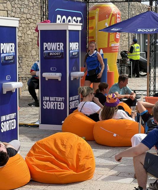 Phone charging for events, festivals & exhibitions