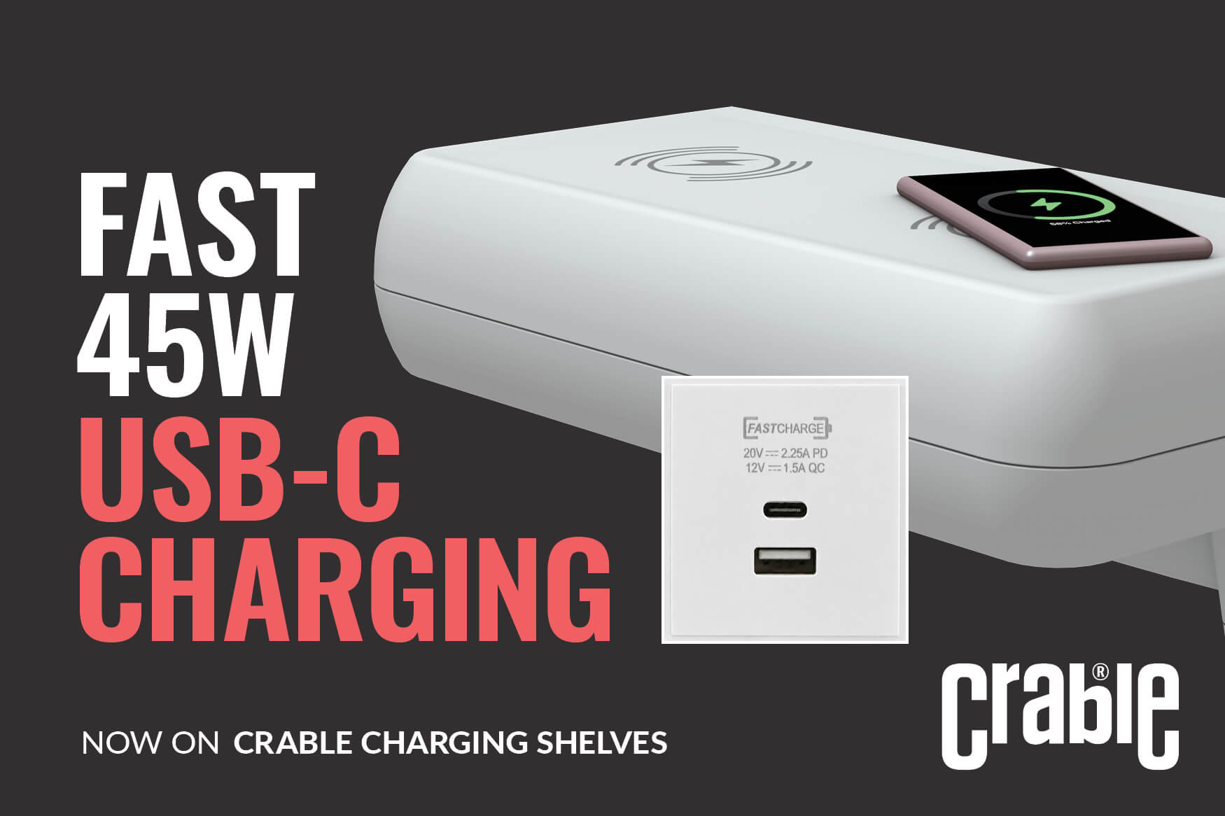 45W USB-C Fast Charging Has Arrived at Crable