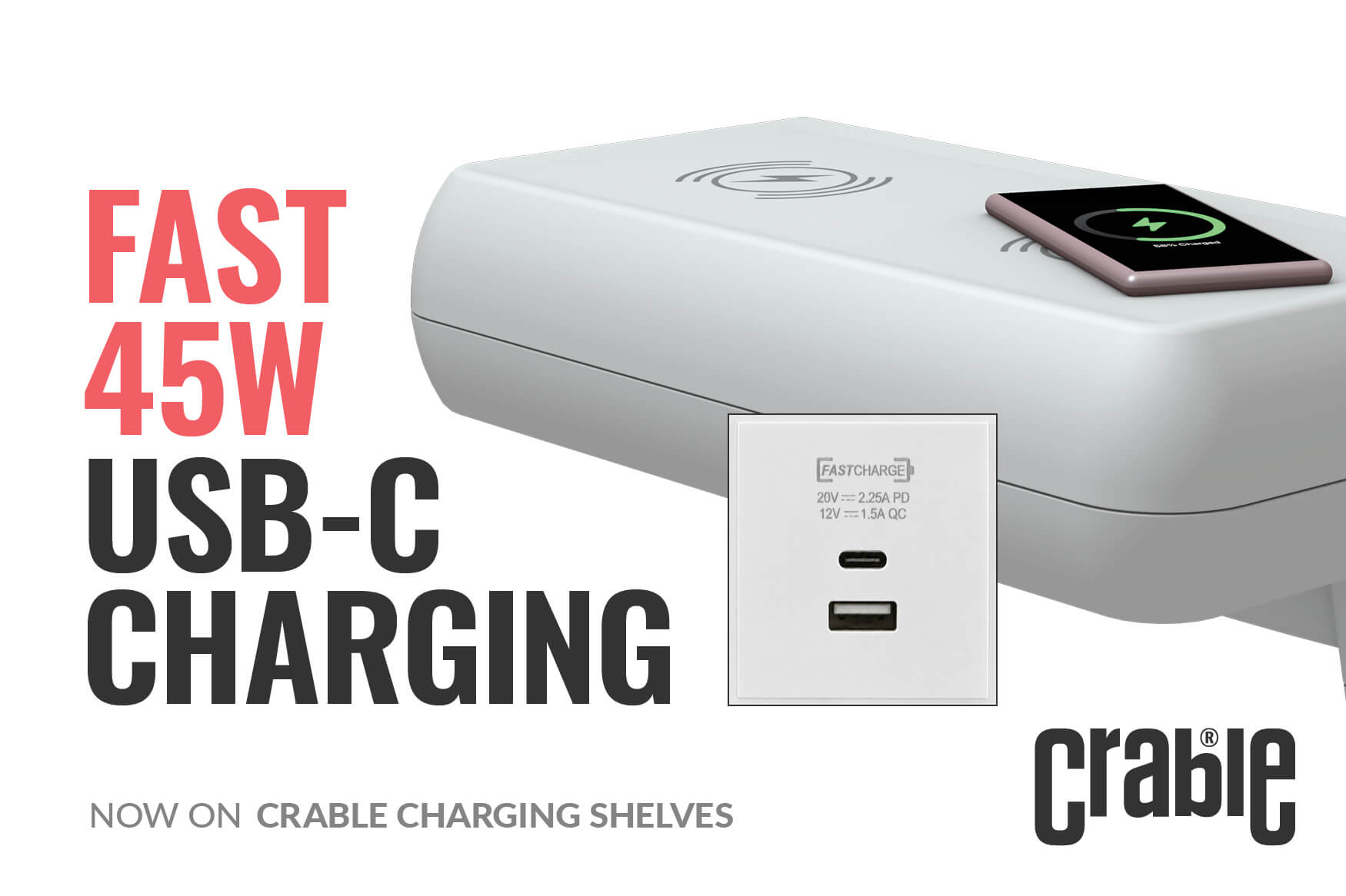 45W USB-C Fast Charging Has Arrived at Crable