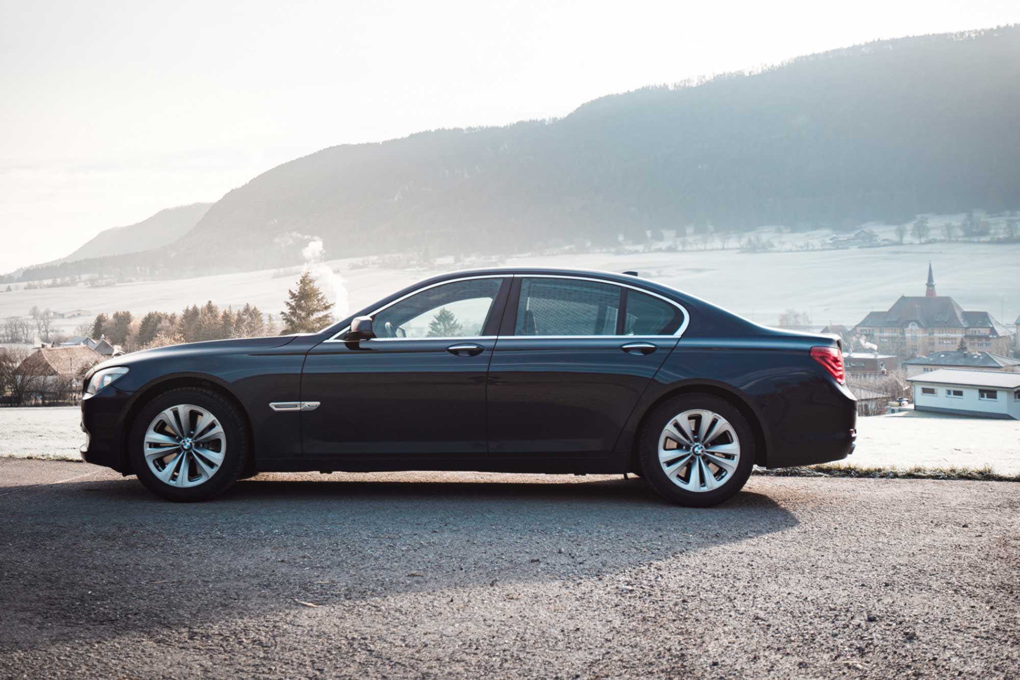 Luxury company car as company benefit