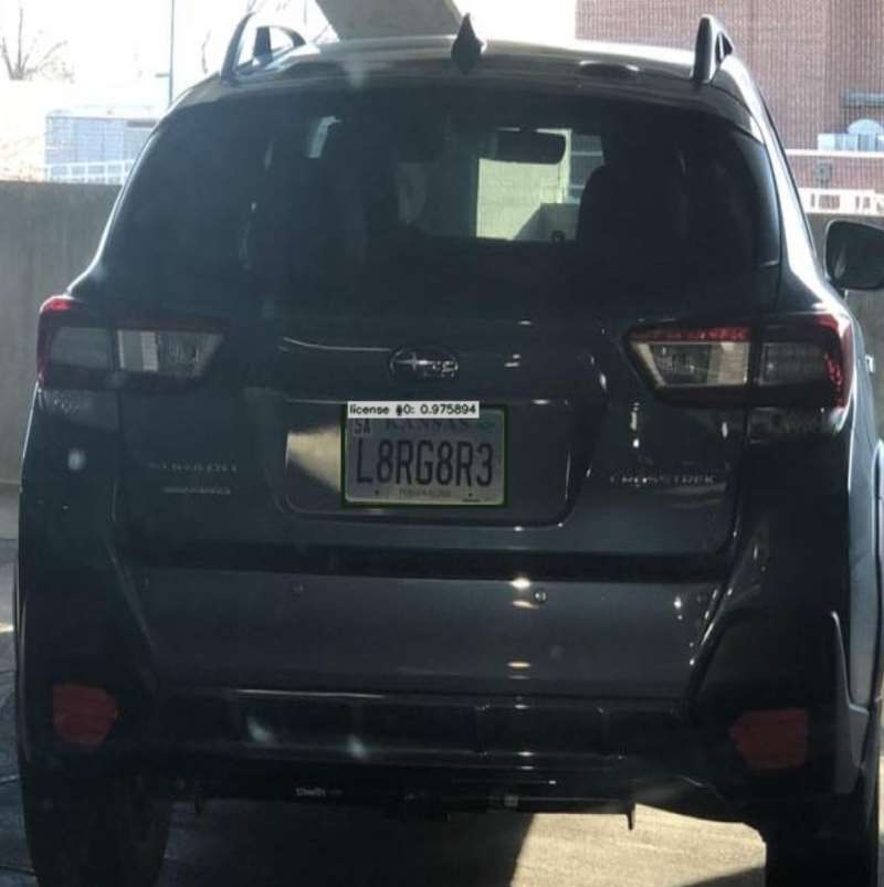 D-FINE custom model license plate detection