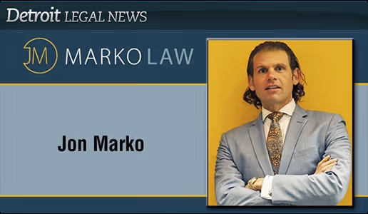 MAJ Pacesetter Jon Marko, Marko Law, PLLC