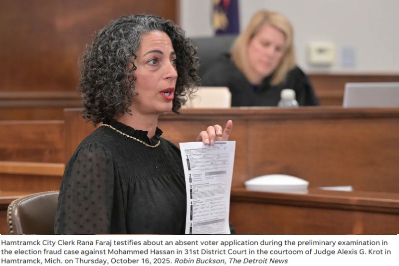 Hamtramck Clerk Faraj sues city officials for 'government run amok'
