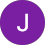 white letter "J" in purple circle