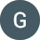a white G on a grey circle 
