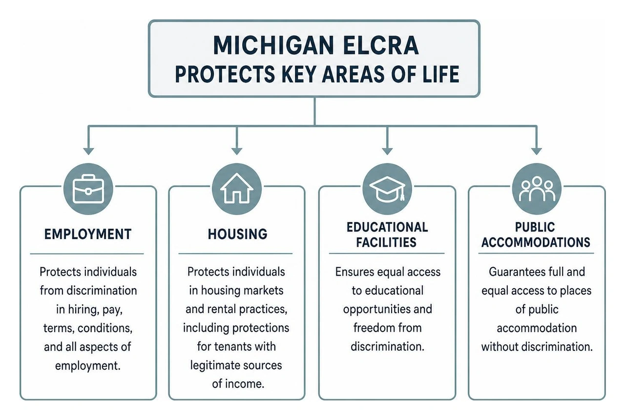 Overview of key areas protected by Michigan ELCRA Overview of key areas protected by Michigan ELCRA