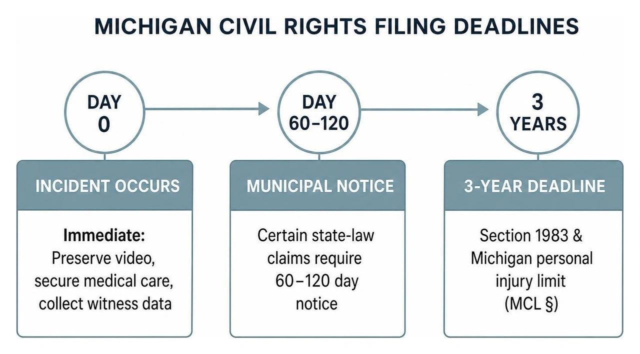 Michigan civil rights filing deadlines timeline Michigan civil rights filing deadlines timeline