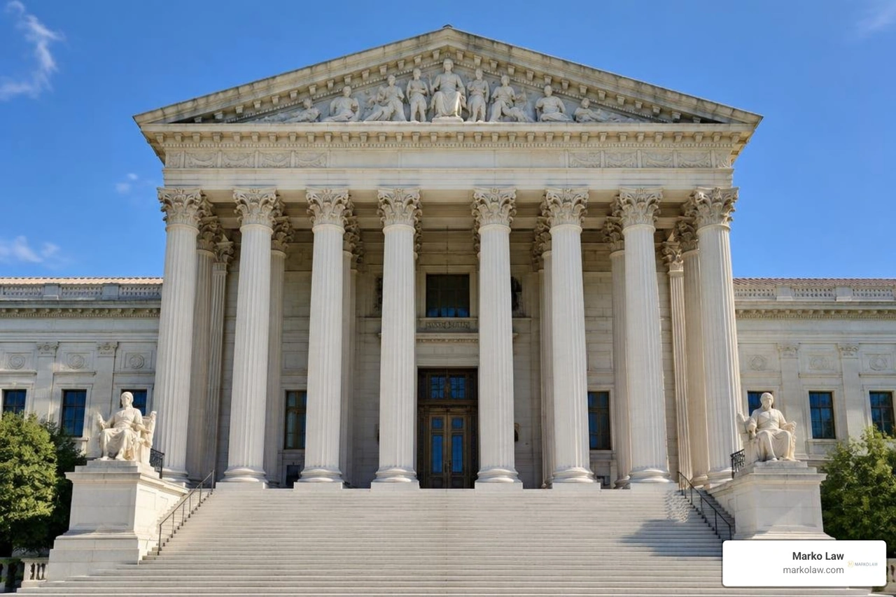 Courthouse scales symbolizing civil rights justice Courthouse scales symbolizing civil rights justice