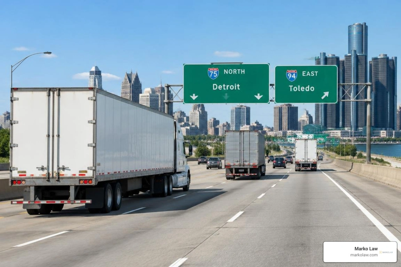 Why Hiring a Dedicated Detroit Semi Truck Crash Attorney Protects Your Rights Under Michigan Law