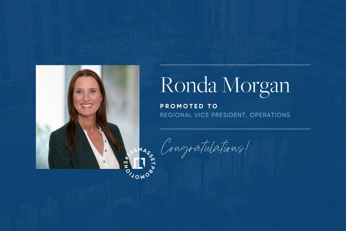 Asset Living Promotes Ronda Morgan to Regional Vice President, Operations