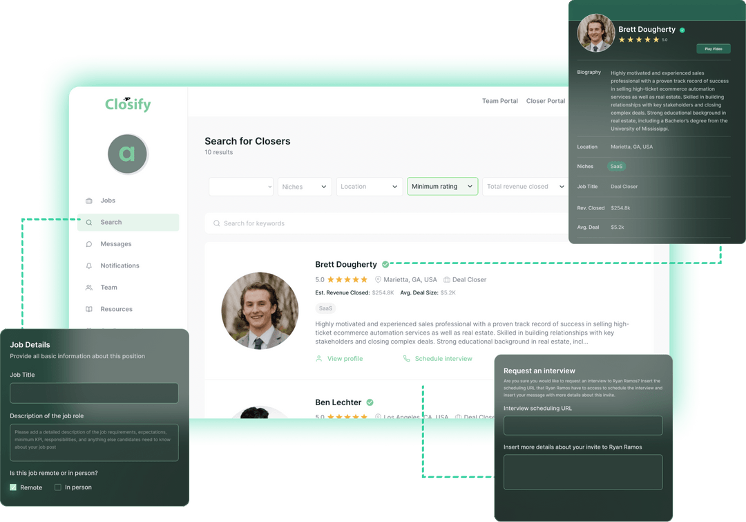 Closify | Hire Commission-Only Sales Agents for Your Company