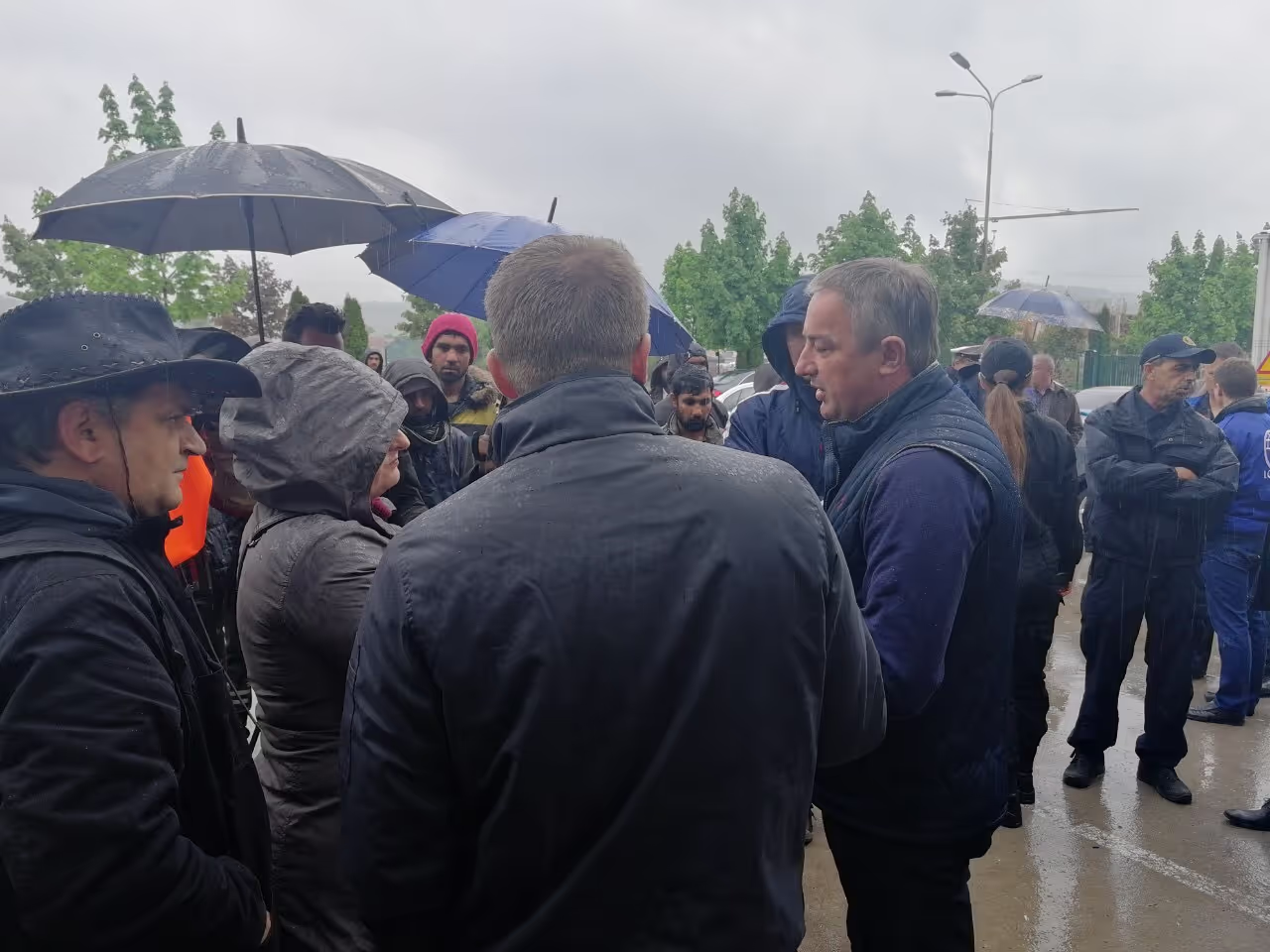 Бореновић у посјети мигрантским камповима